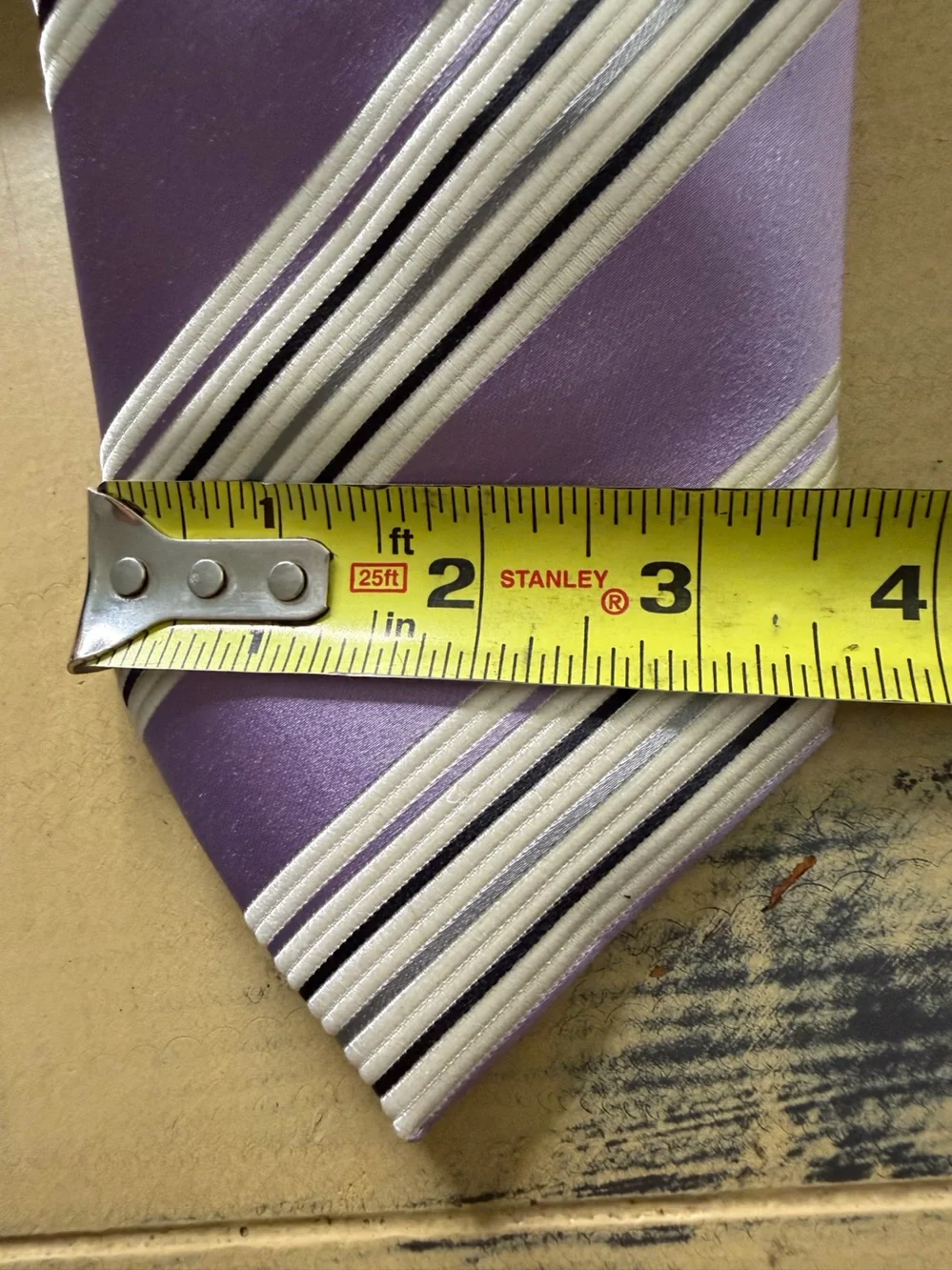 Donald J. Trump Lavender Striped Tie - Polished Formal Accessory